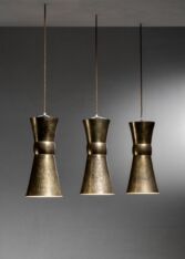 Gallery item 2 for Set of three Hayno Focken pendants, Chandeliers & Pendants, Germany, 1930s