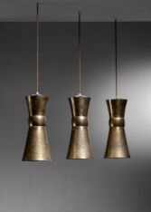 Gallery item 3 for Set of three Hayno Focken pendants, Chandeliers & Pendants, Germany, 1930s