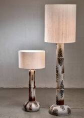 Gallery item 2 for Pair of ceramic floor lamps, Floor Lamps, Denmark, 1960s