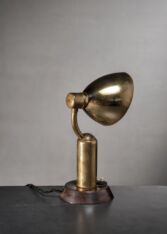 Gallery item 3 for Franta Anýž brass table lamp, Table Lamps, Czech Republic, 1930s