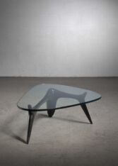 Gallery item 2 for American Craft coffee table with glass top, Coffee tables, United States, 1950s