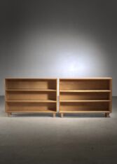 Thumbnail for Pair of wooden bookcases