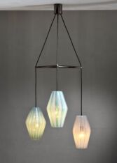 Gallery item 5 for Paolo Venini Murano glass pendant suite, Chandeliers & Pendants, Italy, 1950s