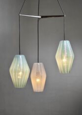 Gallery item 3 for Paolo Venini Murano glass pendant suite, Chandeliers & Pendants, Italy, 1950s