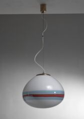 Gallery item 2 for Stilnovo colored glass pendant, Chandeliers & Pendants, Italy, 1950s