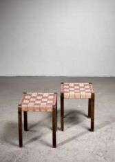 Gallery item 2 for Pair of Axel Larsson stools for SMF, Stools, Sweden, 1920s