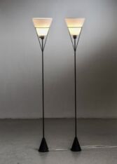 Gallery item 2 for Pair of Carl Auböck floor lamps for ASEA, Floor Lamps, Sweden, 1950s