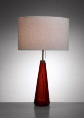 Gallery item 2 for Vistosi red glass table lamp, Table Lamps, Italy, 1950s