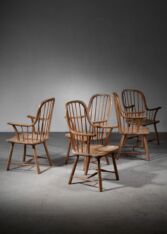 Thumbnail for Set of 5 spindle Windsor chairs