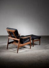 Gallery item 3 for Reclining Arne Vodder easy chair with ottoman, Lounge Chairs, Denmark, 1950s