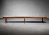 Thumbnail for Long oak bench or side table