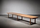 Gallery item 2 for Long oak bench or side table, Benches, 1950s