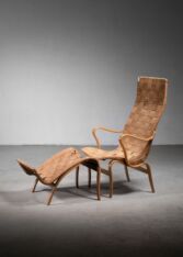 Thumbnail for Bruno Mathsson Pernilla chair with ottoman