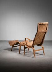 Gallery item 3 for Bruno Mathsson Pernilla chair with ottoman, Lounge Chairs, Sweden, 1940s