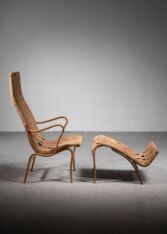 Gallery item 2 for Bruno Mathsson Pernilla chair with ottoman, Lounge Chairs, Sweden, 1940s