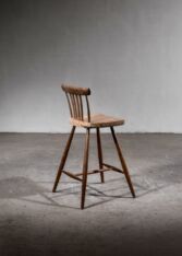 Gallery item 2 for Michael Elkan studio crafted high stool, Stools, United States, 1980s