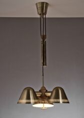 Gallery item 3 for Harald Notini chandelier for Böhlmarks, Chandeliers & Pendants, Sweden, 1940s