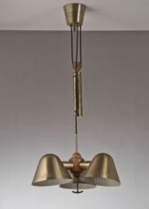 Gallery item 2 for Harald Notini chandelier for Böhlmarks, Chandeliers & Pendants, Sweden, 1940s
