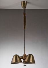 Gallery item 5 for Harald Notini chandelier for Böhlmarks, Chandeliers & Pendants, Sweden, 1940s
