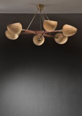 Gallery item 5 for Hans Bergström chandelier for Ateljé Lyktan, Chandeliers & Pendants, Sweden, 1950s