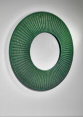 Thumbnail for Green cane wall mirror