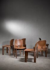 Gallery item 3 for Set of 6 Afra & Tobia Scarpa dining chairs, Dining chairs, Italy, 1960s