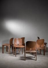 Gallery item 4 for Set of 6 Afra & Tobia Scarpa dining chairs, Dining chairs, Italy, 1960s