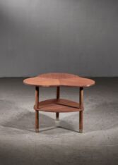Thumbnail for Mahogany trefoil coffee table