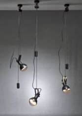 Gallery item 5 for Set of 3 Oscar Torlasco pendants, Chandeliers & Pendants, Italy, 1950s