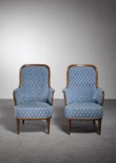 Gallery item 4 for Pair of Swedish Modern armchairs, Lounge Chairs, Sweden, 1940s