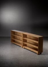 Gallery item 2 for Pair of Scandinavian Modern bookcases, Shelves, Sweden, 1940s