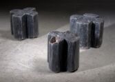 Gallery item 2 for Set of 3 Zanine Caldas cruciform wooden stools, Stools, Brazil, 1970s