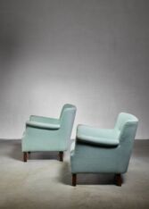Gallery item 3 for Danish pair of lounge chairs, Lounge Chairs, Denmark, 1940s
