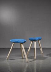 Gallery item 2 for Pair of Arne Hovmand-Olsen tripod stools, Stools, Denmark, 1950s