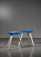 Thumbnail for Pair of Arne Hovmand-Olsen tripod stools