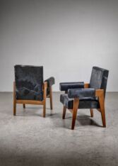 Thumbnail for Pair of Pierre Jeanneret Chandigarh High Court armchairs