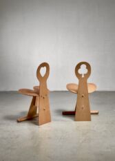 Gallery item 2 for Pair of Max Gottschalk maple and plywood chairs, Side Chairs, United States, 1970s