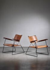 Gallery item 2 for Pair of Sam Resnick chairs, Lounge Chairs, United States, 1950s