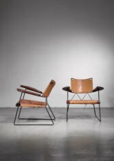 Gallery item 3 for Pair of Sam Resnick chairs, Lounge Chairs, United States, 1950s