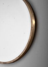 Gallery item 2 for Round brass wall mirror, Mirrors, Italy, 1950s