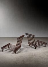 Gallery item 2 for Pair 'chauffeuse' lounge chairs, Lounge Chairs, France, 1960s