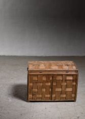Thumbnail for Woven wooden chest