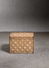 Thumbnail for Woven wooden chest