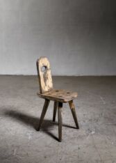Thumbnail for Folk art side chair, circa 1900