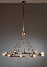 Gallery item 4 for Kalmar brass ring chandelier, Chandeliers & Pendants, Austria, 1930s