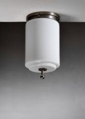 Thumbnail for Cylindrical opaline ceiling lamp
