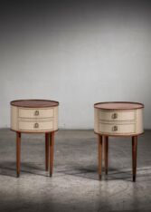 Gallery item 3 for Pair of Halvdan Pettersson bedside tables, Side Tables, Sweden, 1950s