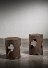 Gallery item 2 for Pair of Zanine Caldas wooden stools, Stools, Brazil, 1970s