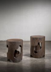 Thumbnail for Pair of Zanine Caldas wooden stools