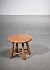 Thumbnail for Four-legged oak stool